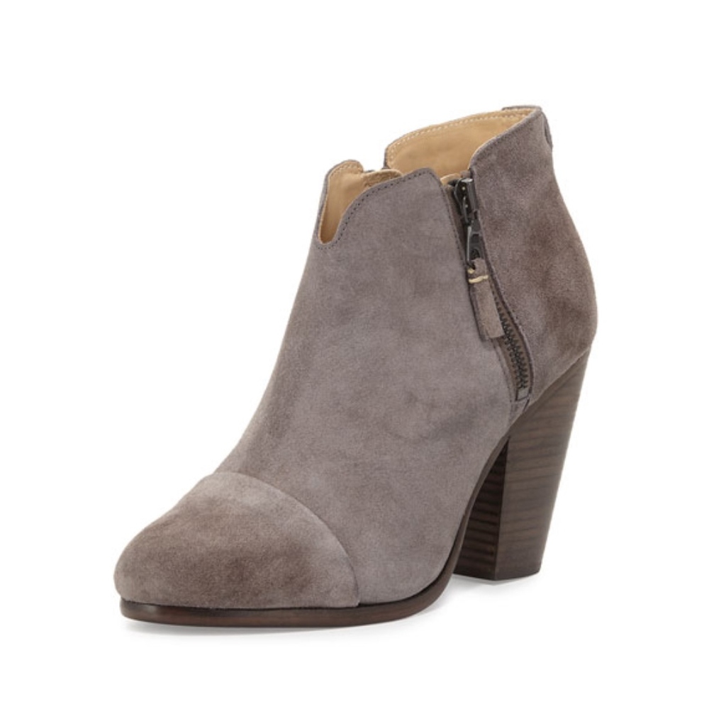 rag & bone | Margot Suede Ankle Boot, Granite, 41